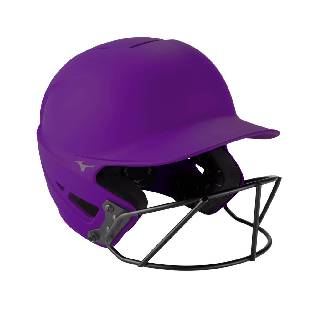 Capacete Mizuno F6 Fastpitch Softball Batting - Mulher - Roxo - ETVOQ6983